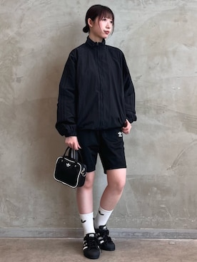 「アイテム（ジャージ）」を使った、RHさん（レディース・158cm）の夏コーディネート