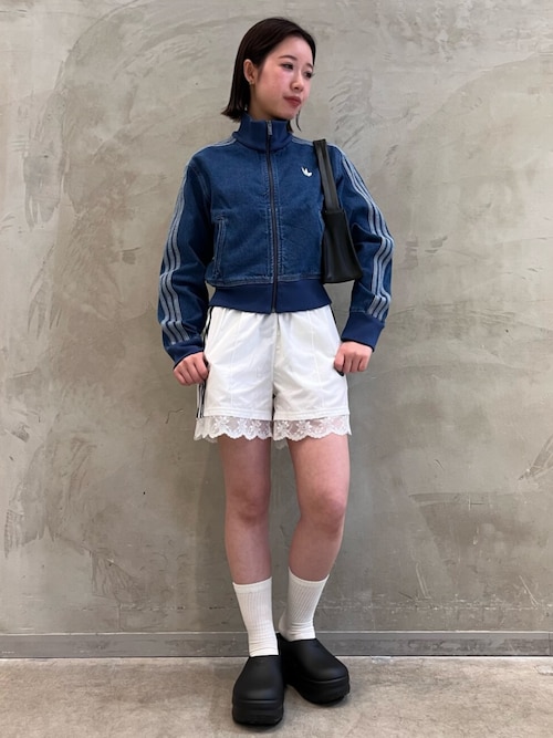 レース トリム スリーストライプス ショーツ ショートパンツ / アディダスオリジナルス adidas Originals