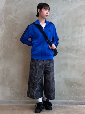 「アイテム（ジャージ）」を使った、RHさん（レディース・158cm）の秋コーディネート