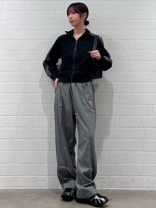 新品同様 タグ adidas デニム ファイヤーバード トラックジャケット XL adidas Originals アディダス ジャケット メンズ アディカラー