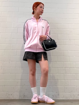 「アイテム（ジャージ）」を使った、RHさん（レディース・158cm）の秋コーディネート