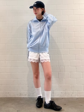 「adidas（アディダス）のアイテム（帽子）」を使った、RHさん（レディース・158cm）の春コーディネート