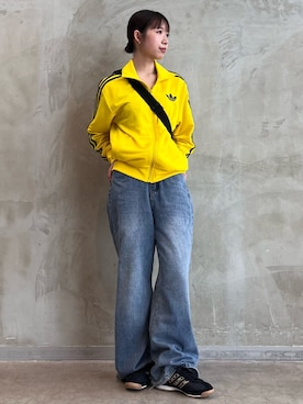 「アイテム（ジャージ）」を使った、RHさん（レディース・158cm）の夏コーディネート