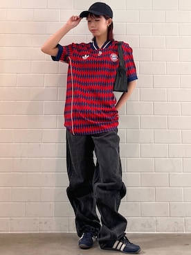 「adidas(アディダス)のアイテム(キャップ)」を使った、RHさん(レディース・158cm)の秋コーディネート