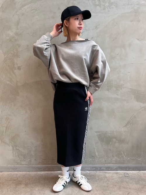 トレーナー スウェット ウォッシュ オフショルダースウェット / アディダスオリジナルス adidas Originals レディース メンズ adidas トレーナー スウェット ウォッシュ オフショルダー