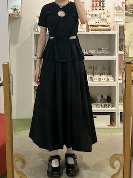 「FETICO（フェティコ）のアイテム」を使った、Sさん（レディース・162cm）の夏コーディネート