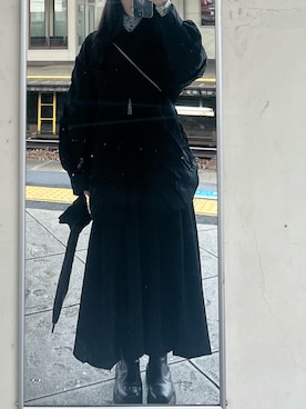 「AKIKOAOKI（アキコアオキ）のアイテム」を使った、Sさん（レディース・162cm）の冬コーディネート