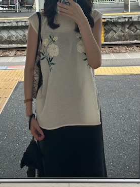 「STUDIOUS(ステュディオス)のアイテム」を使った、Sさん(レディース・162cm)の秋コーディネート