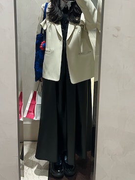 「AKIKOAOKI（アキコアオキ）のアイテム」を使った、Sさん（レディース・162cm）の春コーディネート