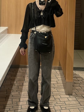 「grounds（グラウンズ）のアイテム（ローファー）」を使った、Sさん（レディース・162cm）の春コーディネート