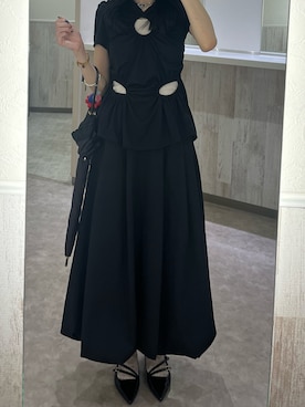 「CHARLES & KEITH（チャールズ & キース）のアイテム」を使った、Sさん（レディース・162cm）の夏コーディネート