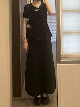 「grounds（グラウンズ）のアイテム」を使った、Sさん（レディース・162cm）の夏コーディネート