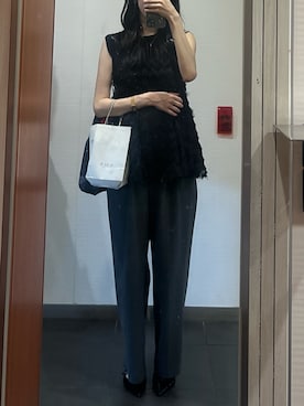 「CHARLES & KEITH（チャールズ & キース）のアイテム（パンプス）」を使った、Sさん（レディース・162cm）の秋コーディネート