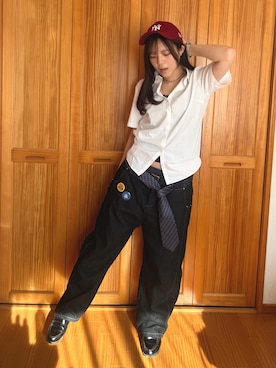 「アイテム（帽子）」を使った、cocoa.さん（レディース・168cm・20代）の夏コーディネート