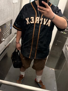 「AVIREX（アヴィレックス）のアイテム」を使った、ぱぷちゃんまんさん（メンズ・165cm）の夏コーディネート