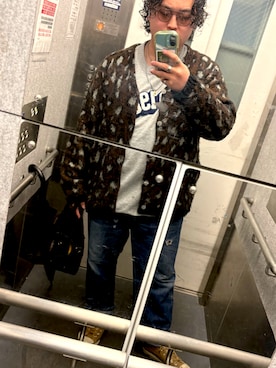 「GAP（ギャップ）のアイテム（トップス）」を使った、ぱぷちゃんまんさん（メンズ・165cm）の冬コーディネート