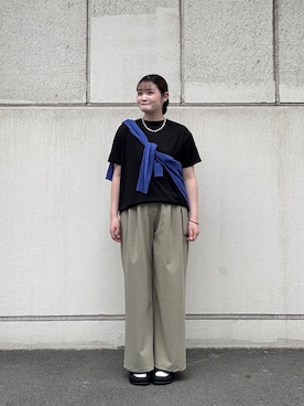 「MOHI（モヒ）のアイテム」を使った、ミサキさん（レディース・156cm）の夏コーディネート