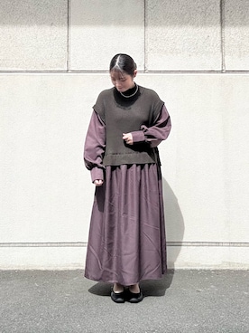 ミサキさん（レディース・156cm）の秋コーディネート