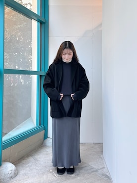 「アイテム（テーラードジャケット）」を使った、ミサキさん（レディース・156cm・20代）の冬コーディネート