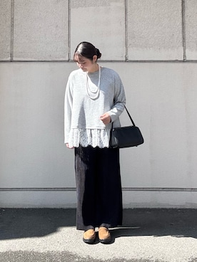 「ITEMS URBANRESEARCH（アイテムズ アーバンリサーチ）のアイテム」を使った、ミサキさん（レディース・156cm）の秋コーディネート