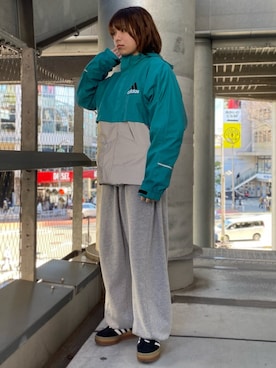 「アディダス(adidas)」｜ayakaさん（レディース・159cm）の春コーディネート