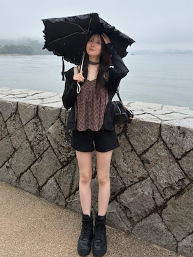 りこ氏。さん(レディース・164cm)の夏コーディネート