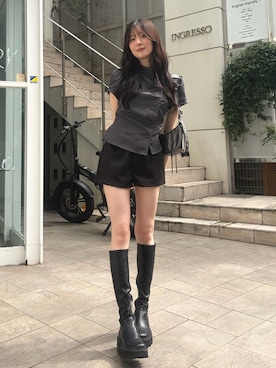 りこ氏。さん(レディース・164cm)の秋コーディネート