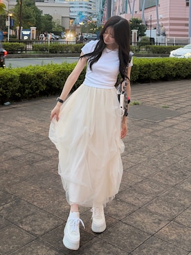 「Chloe（クロエ）のアイテム」を使った、りこ氏。さん（レディース・164cm）の秋コーディネート