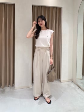 「CAPRICIEUX LE'MAGE（カプリシューレマージュ）のアイテム（パンプス）」を使った、kyom_98さん（レディース・163cm）の夏コーディネート