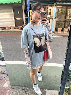 「LIVEコーデ」｜mikaさん（レディース・160cm）の夏コーディネート
