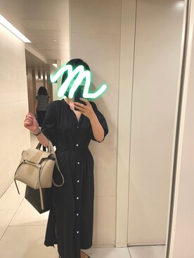 「JUNOAH（ジュノア）のアイテム（シャツワンピース）」を使った、ktmmt716172さん（レディース・162cm）の秋コーディネート
