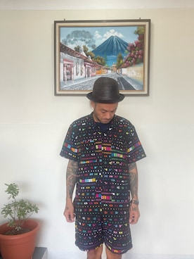 「アイテム（シャツ/ブラウス）」を使った、mexikenさん（メンズ・176cm）の秋コーディネート