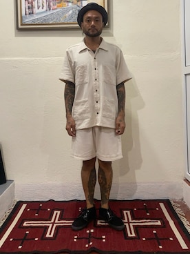 「アイテム（トップス）」を使った、mexikenさん（メンズ・176cm）の秋コーディネート