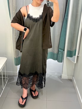 「Samansa Mos2（サマンサ モスモス）のアイテム」を使った、tarofu4さん（レディース・160cm）の夏コーディネート