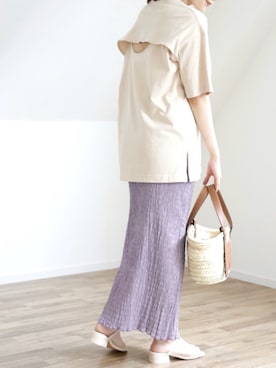 「UNFIELD（アンフィールド）のアイテム」を使った、UNFIELDさん（レディース・156cm）の夏コーディネート