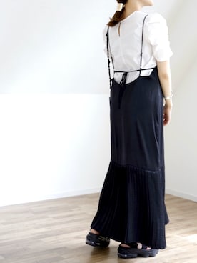 「UNFIELD（アンフィールド）のアイテム」を使った、UNFIELDさん（レディース・156cm）の夏コーディネート