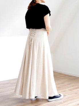 UNFIELDさん（レディース・156cm）の夏コーディネート