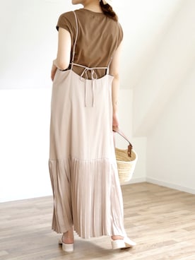 「UNFIELD（アンフィールド）のアイテム」を使った、UNFIELDさん（レディース・156cm）の夏コーディネート