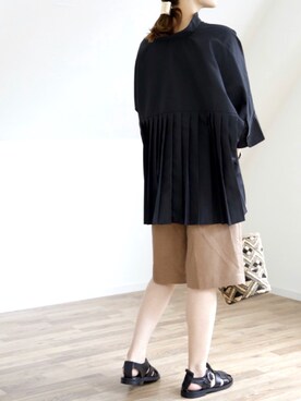 「UNFIELD（アンフィールド）のアイテム」を使った、UNFIELDさん（レディース・156cm）の夏コーディネート