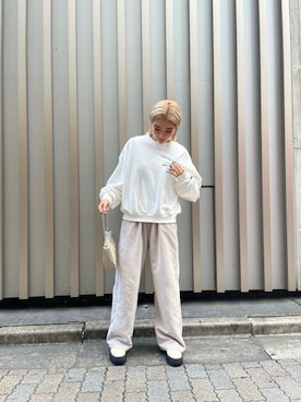 「FIG&VIPER（フィグアンドバイパー）のアイテム（ブーツ）」を使った、FIG&VIPER_hinakoさん（レディース・165cm）の秋コーディネート