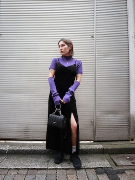 「FIG&VIPER（フィグアンドバイパー）のアイテム（ワンピース/ドレス）」を使った、FIG&VIPER_hinakoさん（レディース・165cm）の秋コーディネート