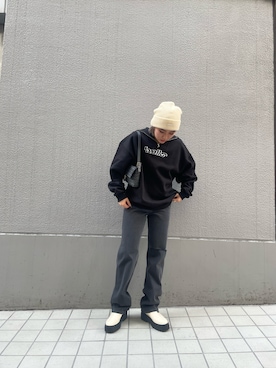 「FIG&VIPER（フィグアンドバイパー）のアイテム（ブーツ）」を使った、FIG&VIPER_hinakoさん（レディース・165cm）の冬コーディネート