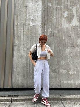 「FIG&VIPER（フィグアンドバイパー）のアイテム（パンツ）」を使った、FIG&VIPER_hinakoさん（レディース・165cm）の夏コーディネート