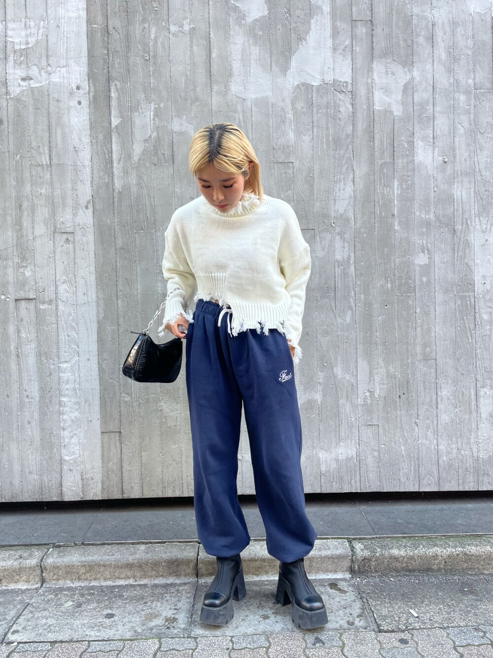 FACT スウェットパンツ FUCT Fuct (ファクト) スウェットパンツ OG LOGO RIBBED