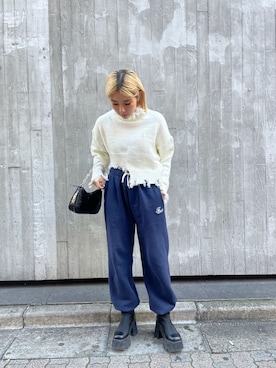 「FIG&VIPER（フィグアンドバイパー）のアイテム（ブーツ）」を使った、FIG&VIPER_hinakoさん（レディース・165cm）の秋コーディネート