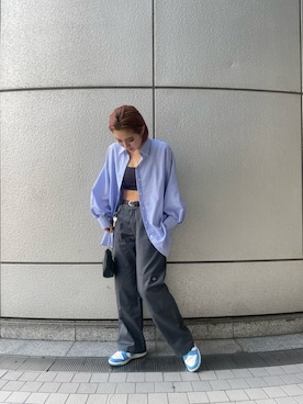「FIG&VIPER（フィグアンドバイパー）のアイテム（タンクトップ）」を使った、FIG&VIPER_hinakoさん（レディース・165cm）の春コーディネート