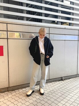 「FIG&VIPER（フィグアンドバイパー）のアイテム（ブーツ）」を使った、FIG&VIPER_hinakoさん（レディース・165cm）の秋コーディネート