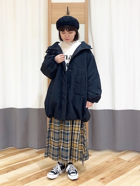 ㋐ ㋳ ㋕ さん(レディース・155cm)の冬コーディネート