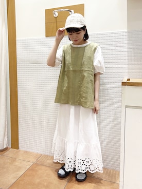 ㋐ ㋳ ㋕ さん（レディース・155cm）の夏コーディネート