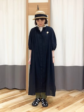 「インド綿」｜㋐ ㋳ ㋕ さん（レディース・155cm）の夏コーディネート